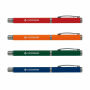 Rollerball New York metaal soft-touch - Rood