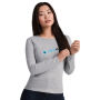 Extreme damesshirt met lange mouwen - Marl Grey - S