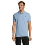 PERFECT MEN - PERFECT HEREN Polo 180g - S - Sky Blue Pique