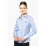 Dames non-iron blouse lange mouwen Bright Sky XS