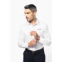 Getailleerd heren non-iron overhemd lange mouwen White XS