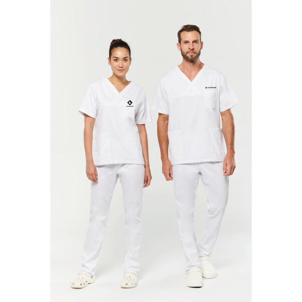 Katoenen unisex tuniek met korte mouwen