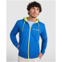 Fuji unisex sweatjack - Koningsblauw/Fluor Yellow - S