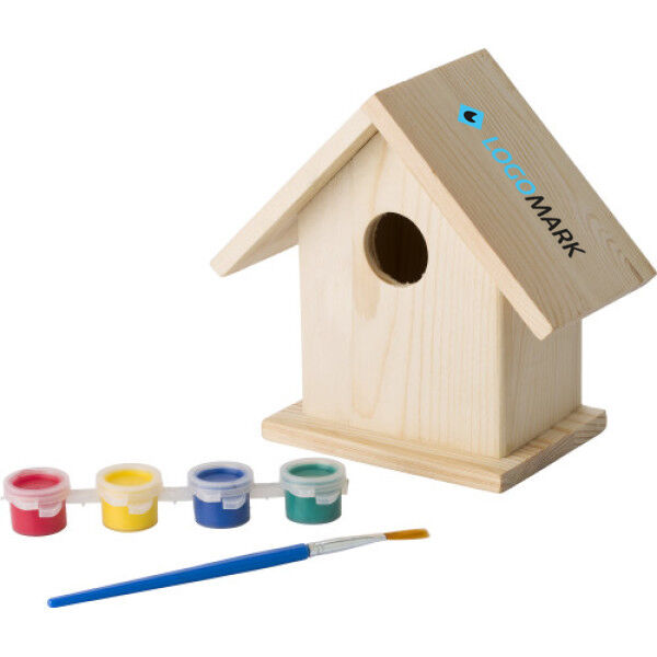 Houten vogelhuis Wesley