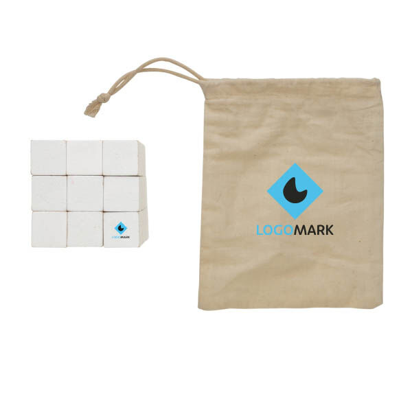 Houten breinbreker met canvas zakje