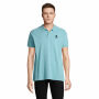 PLANET MEN - PLANET HEREN Polo 170g - S - Pool Blue