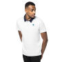 Tweekleurige herenpolo jersey White / Navy S