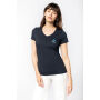 Dames-T-shirt Supima® V-hals korte mouwen Navy XS Dames-T-shirt Supima® V-hals korte mouwen Navy XS
