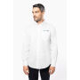 Heren non-iron overhemd lange mouwen White S
