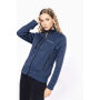 Heather damesvest met rits Navy Melange XS