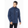 Heather herenvest met rits Navy Melange S