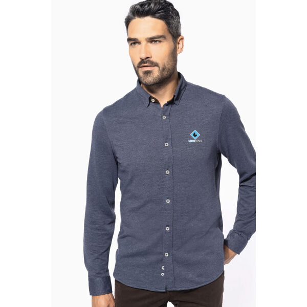 Jacquard overhemd  lange mouwen