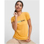 Fox damesshirt met korte mouwen - Heather Mustard - S